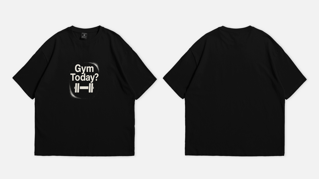 Gym Today? Oversized Unisex T-shirt